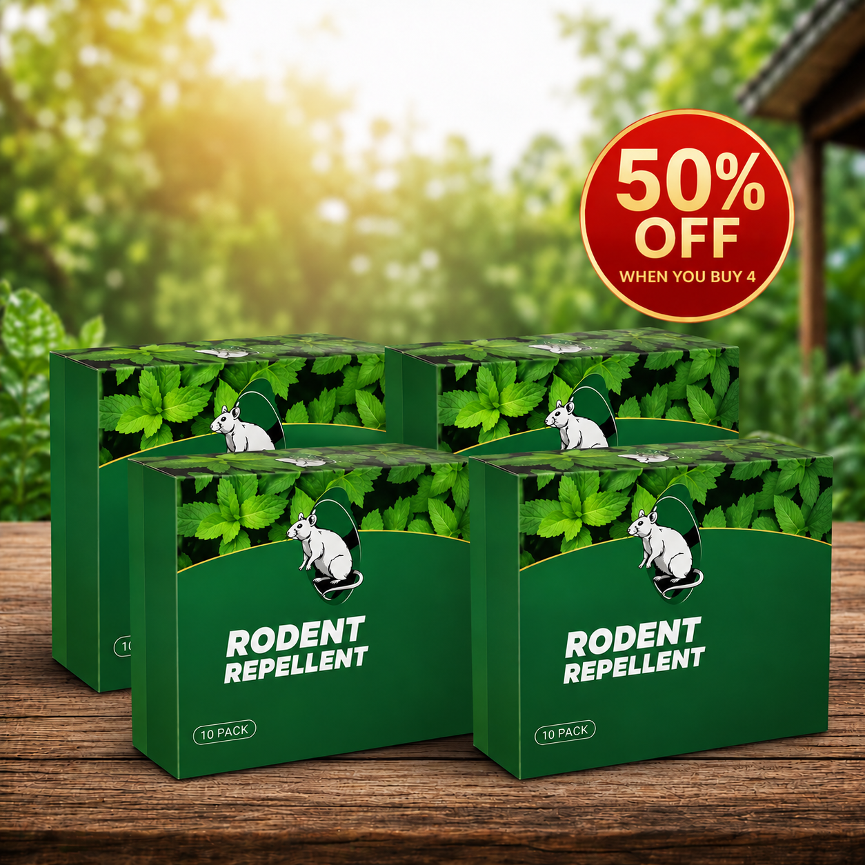 Begrenzter Vorrat!!! 🟢 Natürliche Pfefferminzöl-Tabletten zur Nagetierabwehr – 10er-Pack