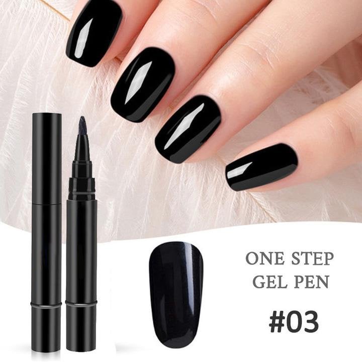 ⚡⚡⚡LAST 44 PCS LEFT!!! 💅 Limited Time Buy 1 Get 1 Free - $ 19.99! ✨One Step Nail Gel Pen🎨Free handheld mini UV nail lamp💡