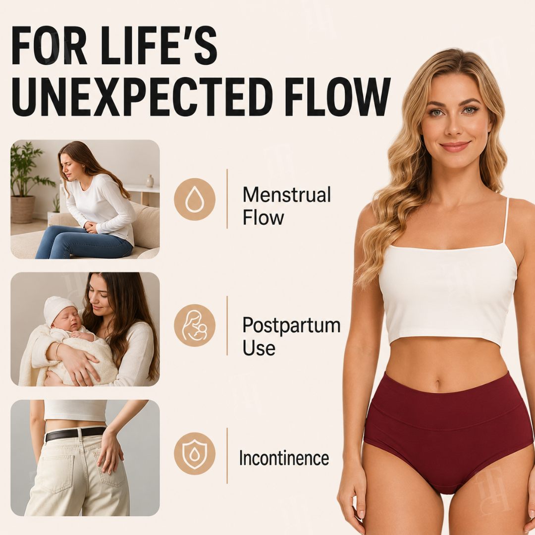 ⚡Limited Stock!!! Sfrcord® AirShield — Next-Gen Ultra-Thin Leak-Proof Panties ✨ 100% Invisible Smart Protection