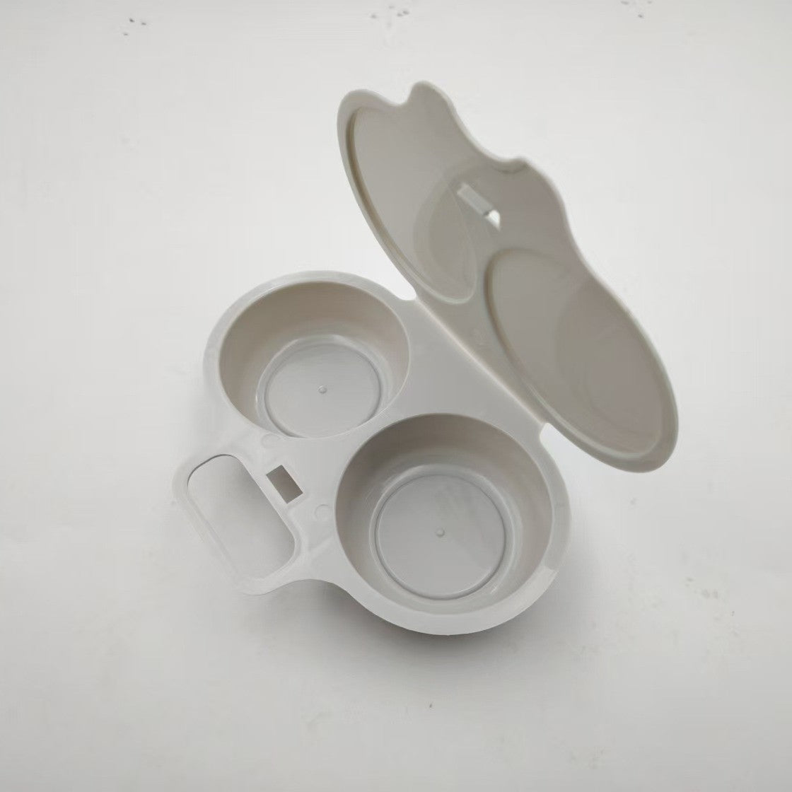 Limited Stock!!! AEXZR® 🥚✨ BUY 1 GET 1 FREE! Dual-Cavity Microwave Egg Poacher | Quick & Healthy Breakfast in Minutes 🍳