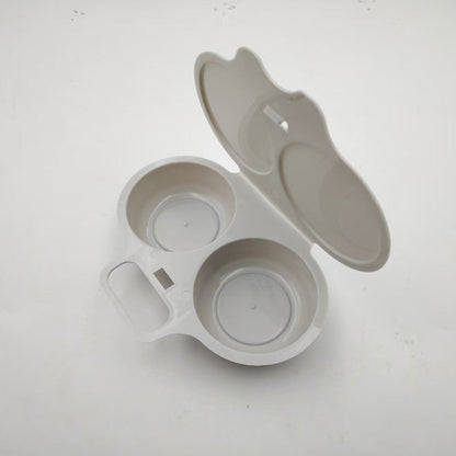 Limited Stock!!! AEXZR® 🥚✨ BUY 1 GET 1 FREE! Dual-Cavity Microwave Egg Poacher | Quick & Healthy Breakfast in Minutes 🍳