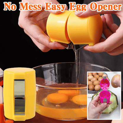 Limited Stock!!! 😮‍💨 Buy 1 Get 1 Free ！！！AEXZR® 🍳 Quick Egg Cracker Tool – Open Hundreds Of Eggs Faster & Cleaner 🔥