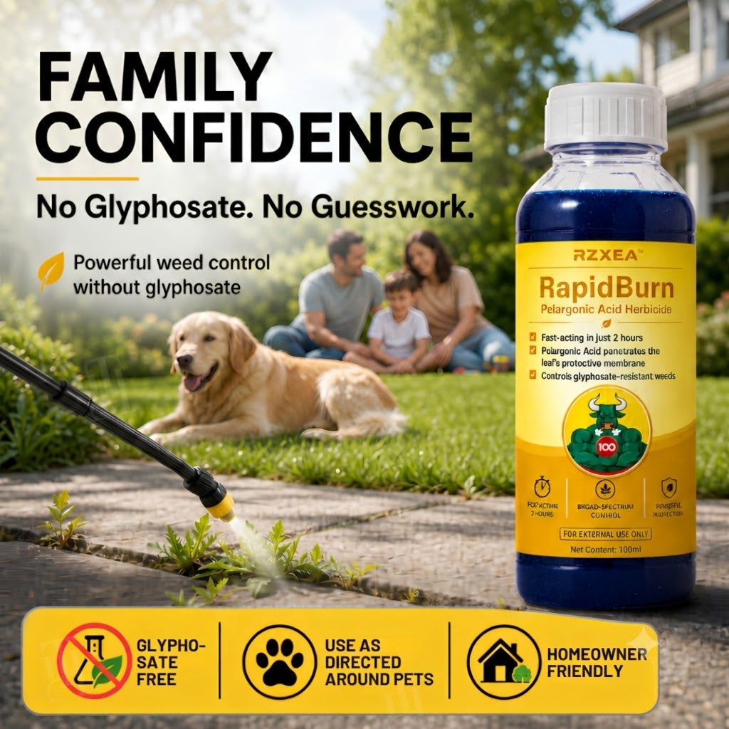 Limited Stock!!!! 🏆 New Upgrade | RZXEA™ RapidBurn Pelargonic Acid Herbicide