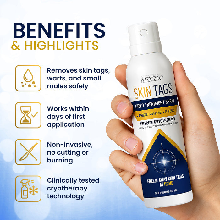 AEXZR® cryotherapy Spray: Quick removal of warts and corneas - results visible in 7 days ✨