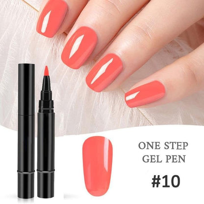 ⚡⚡⚡LAST 44 PCS LEFT!!! 💅 Limited Time Buy 1 Get 1 Free - $ 19.99! ✨One Step Nail Gel Pen🎨Free handheld mini UV nail lamp💡