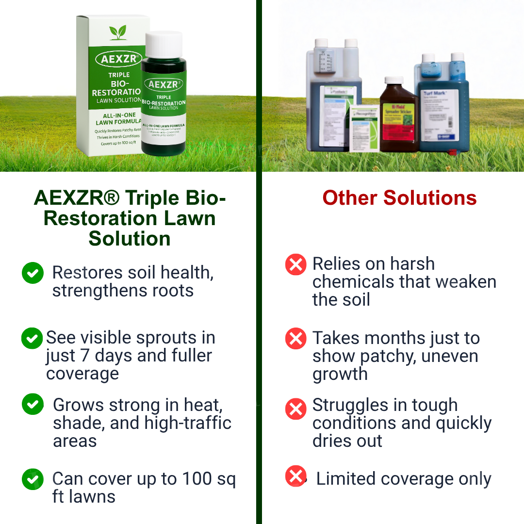 AEXZR® Dreifache Bio-Wiederherstellungslösung für Rasen