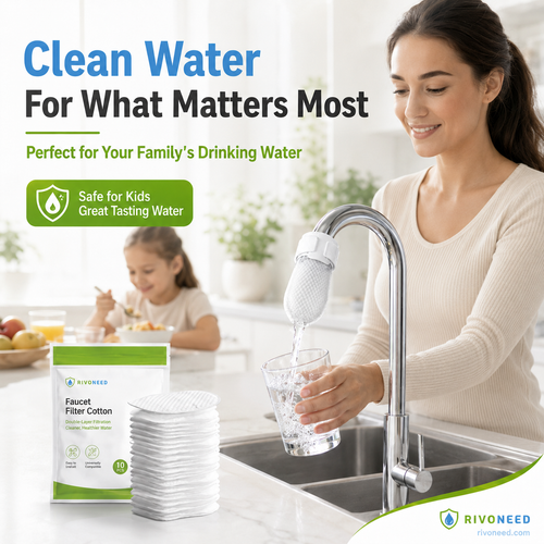 ⏰60%OFF⚡50K+ SOLD!💥AEXZR® Anti-Splash Kitchen Faucet Cotton Filter for Sediment & Rust Removal