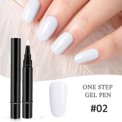 ⚡⚡⚡LAST 44 PCS LEFT!!! 💅 Limited Time Buy 1 Get 1 Free - $ 19.99! ✨One Step Nail Gel Pen🎨Free handheld mini UV nail lamp💡