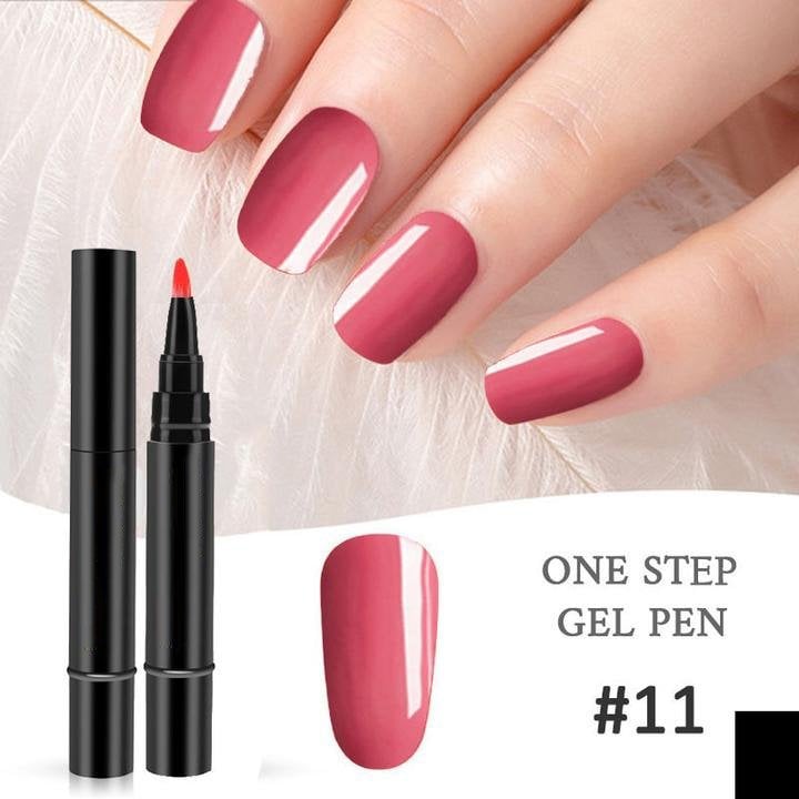 ⚡⚡⚡LAST 44 PCS LEFT!!! 💅 Limited Time Buy 1 Get 1 Free - $ 19.99! ✨One Step Nail Gel Pen🎨Free handheld mini UV nail lamp💡