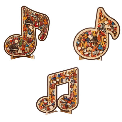 Limited Stock!!! 🎶AEXZR® Wooden Musical Note Jigsaw Puzzle🧩
