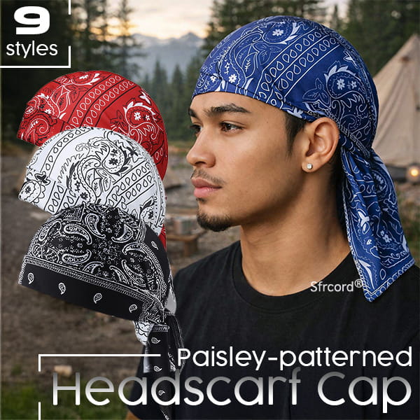 Limited Stock!!! Sfrcord® Outdoor Paisley Cooling Headscarf Cap