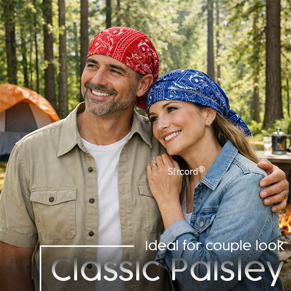 Limited Stock!!! Sfrcord® Outdoor Paisley Cooling Headscarf Cap