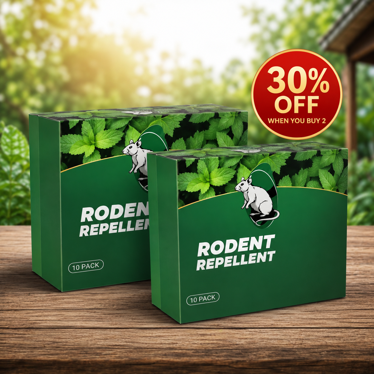 Begrenzter Vorrat!!! 🟢 Natürliche Pfefferminzöl-Tabletten zur Nagetierabwehr – 10er-Pack