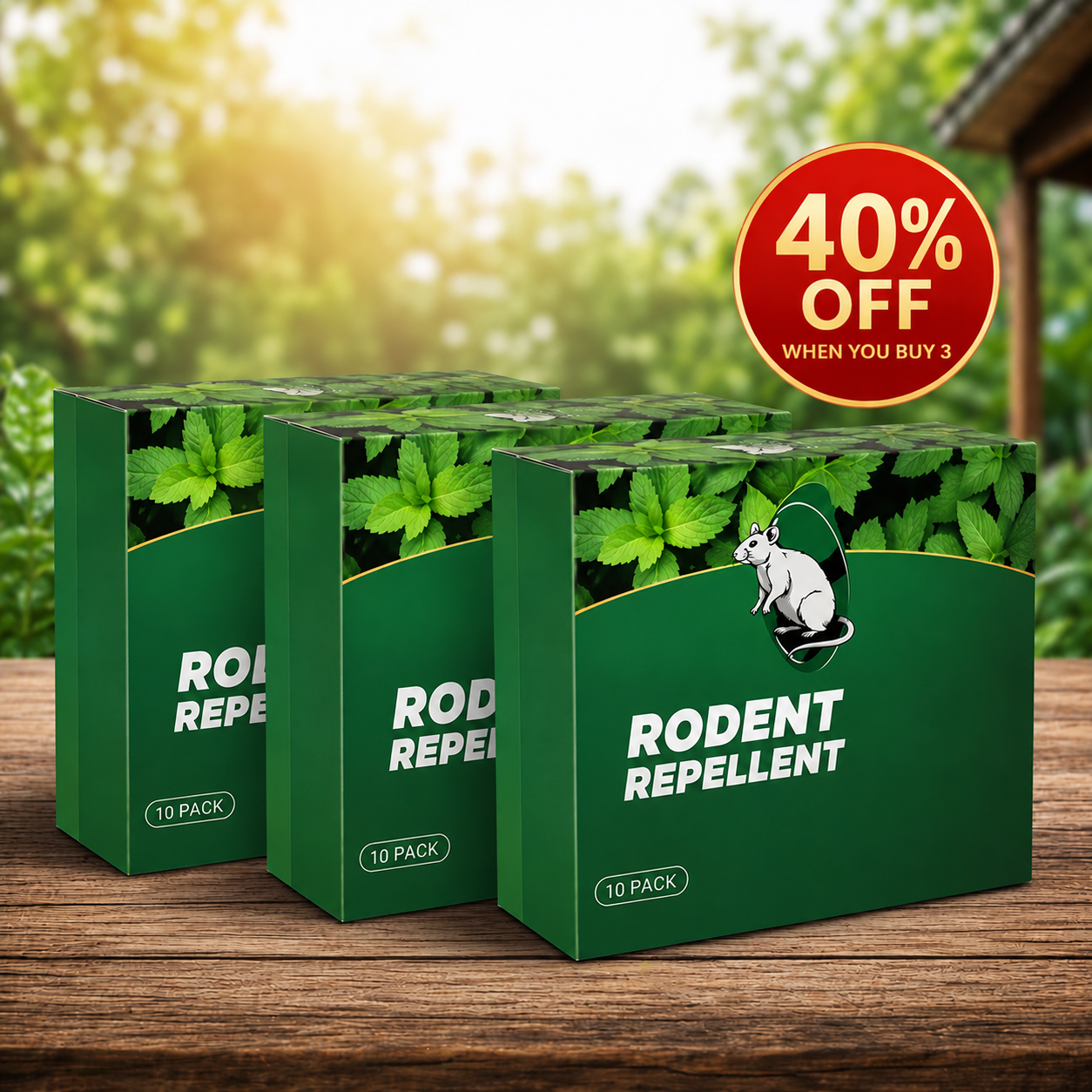 Begrenzter Vorrat!!! 🟢 Natürliche Pfefferminzöl-Tabletten zur Nagetierabwehr – 10er-Pack