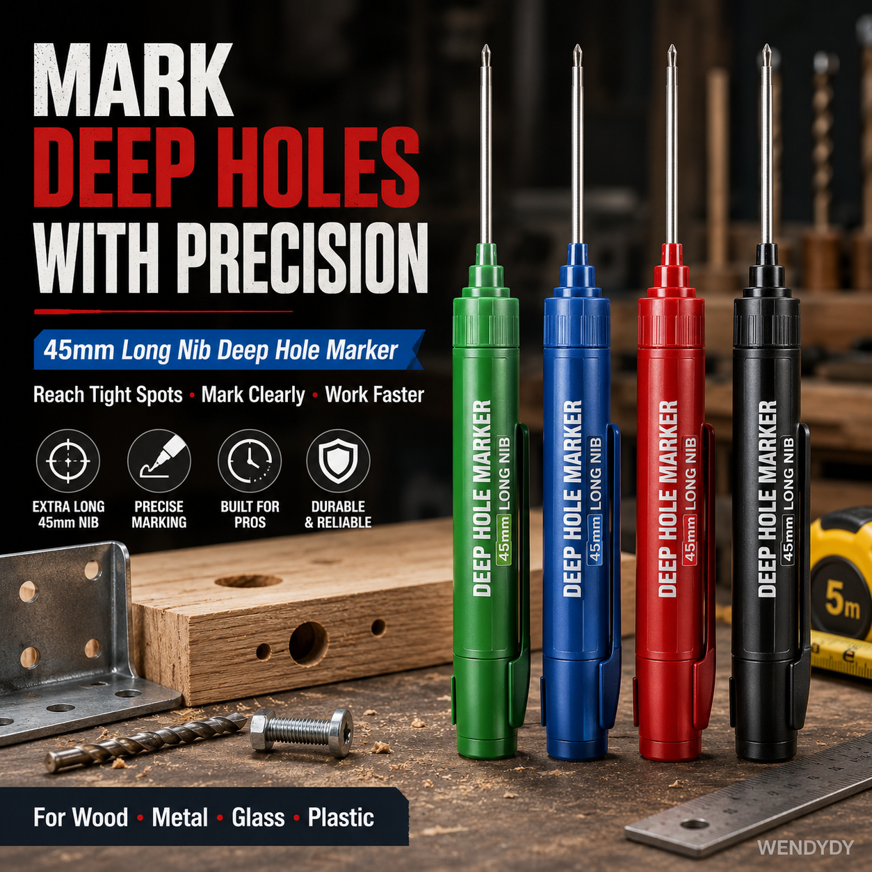 Limited Stock!!! 📢📢50% OFF !! ⏰AEXZR® Deep Hole Marker with 45mm Long Nib