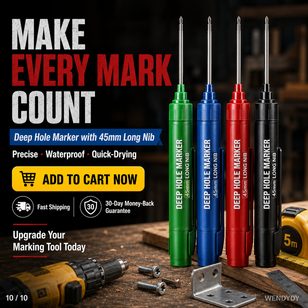 Limited Stock!!! 📢📢50% OFF !! ⏰AEXZR® Deep Hole Marker with 45mm Long Nib