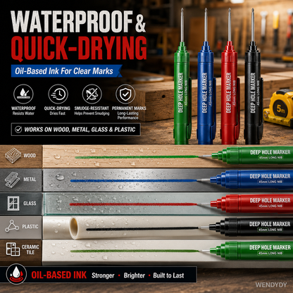 Limited Stock!!! 📢📢50% OFF !! ⏰AEXZR® Deep Hole Marker with 45mm Long Nib