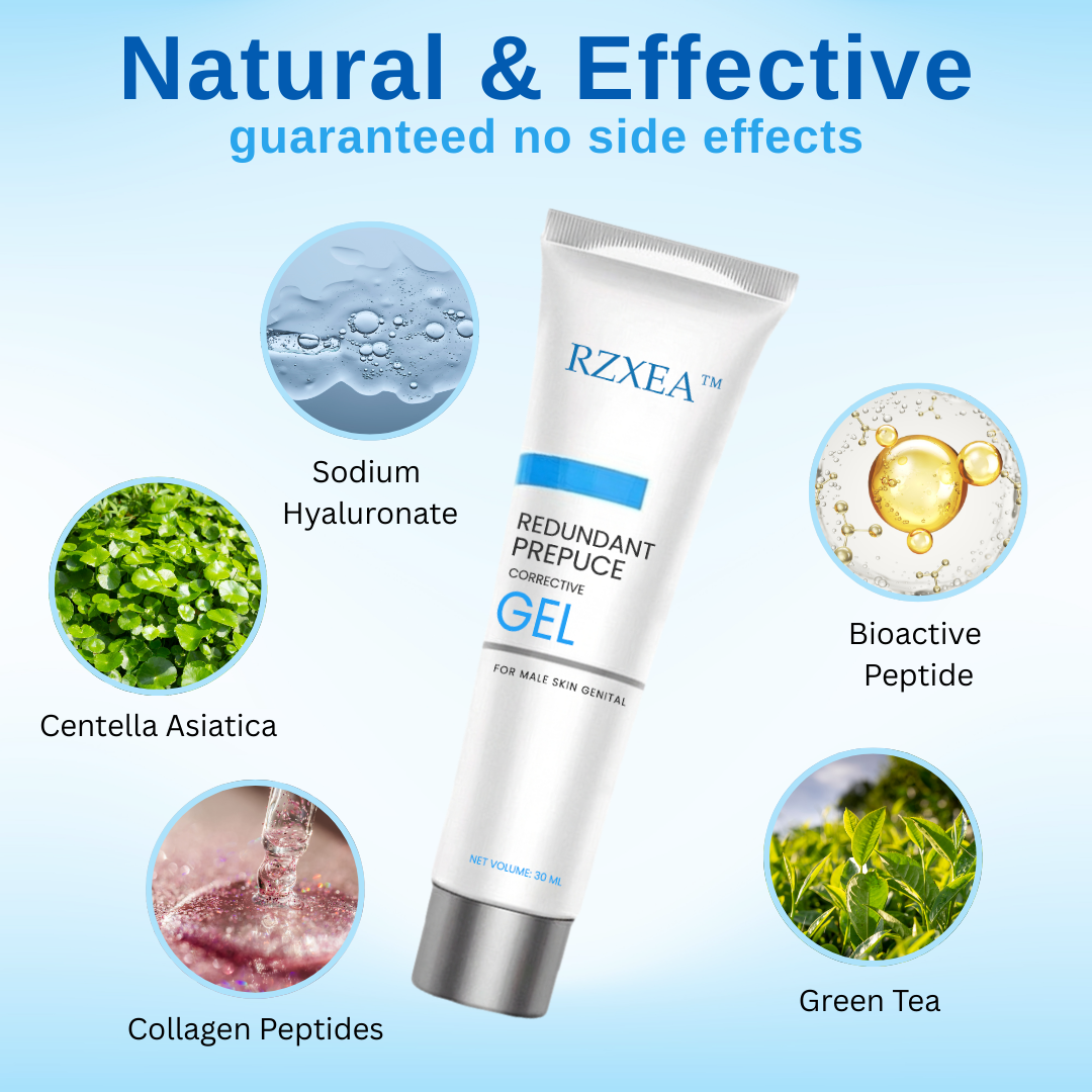 🏆RZXEA™ Redundant Prepuce Corrector Gel - ✨Advanced Hygiene & Aesthetic Care for Men 🛡️