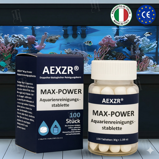 ⚡AEXZR® Max-Power: Pastiglia per la Pulizia dell'Acquario