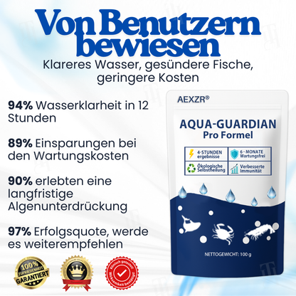 ⏱️ Kristallklar in 24 Stunden! | 🌿 100% Sicher für Fische & Pflanzen | AEXZR® Aqua-Guardian Pro Formel (Copy)