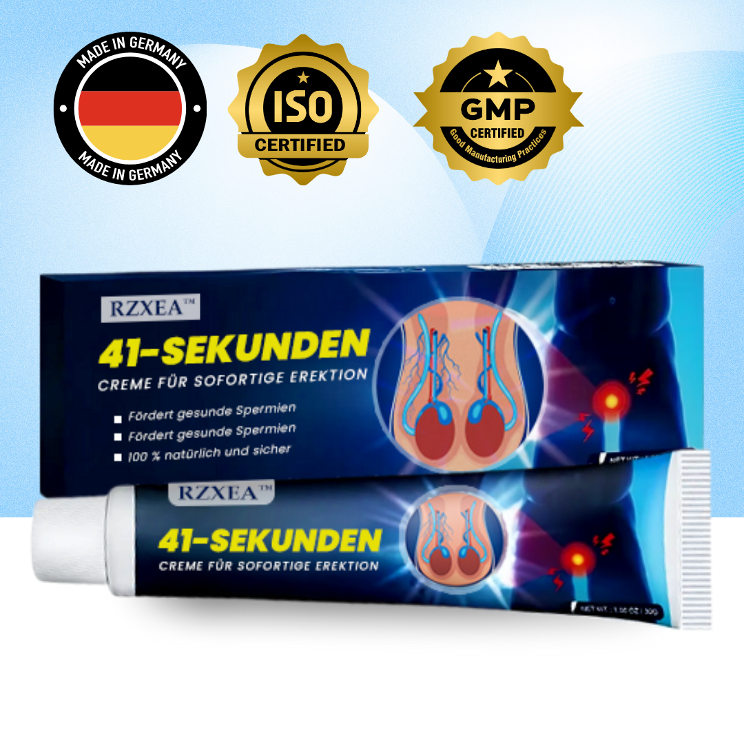 Nur noch 10 Plätze zum Sonderpreis!RZXEA™ 41-Sekunden-Creme für sofortige Erektion 🚀 🚀In 41 s einsatzbereit – 4 h Vollgas