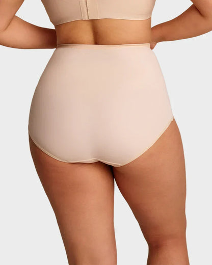 Sfrcord® Plus-Size High-Waist Cross Tummy Control Panties