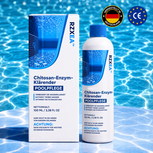 🏆 RZXEA™ Professionelles Chitosan-Enzym-System: Dreifach wirksame Reinigung für Schwimmerlebnisse auf Profi-Niveau 🛡️