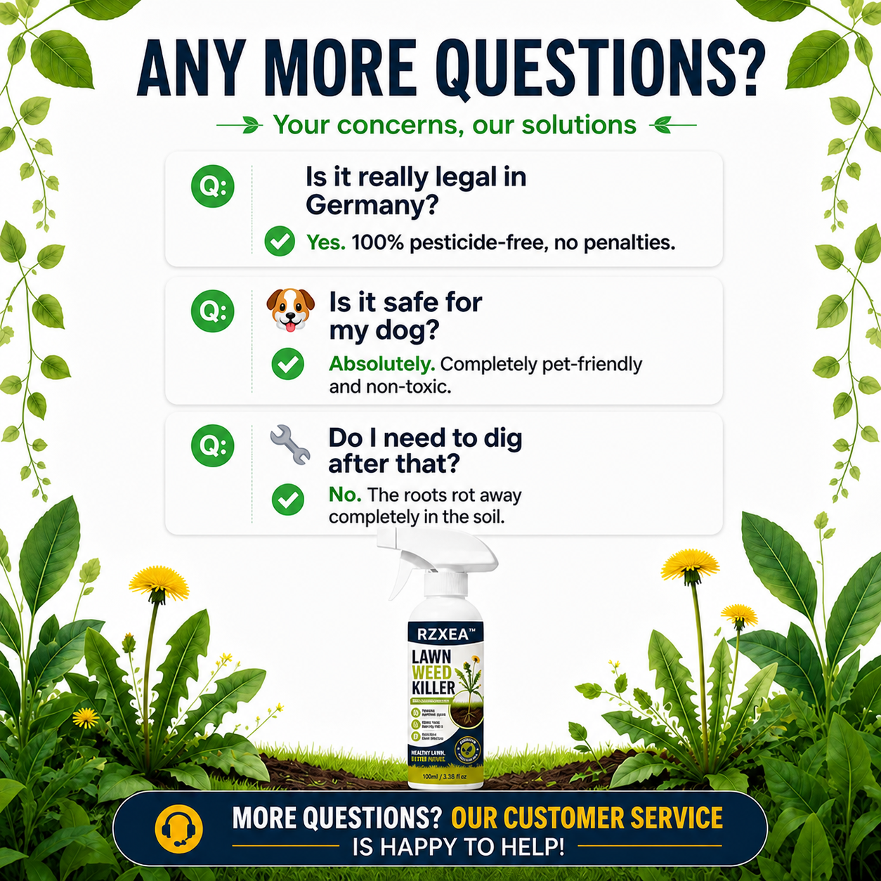Limited Stock!!! AEXZR®⚡ [Easy and stress-free weeding in the garden] Herbicide for domestic use
