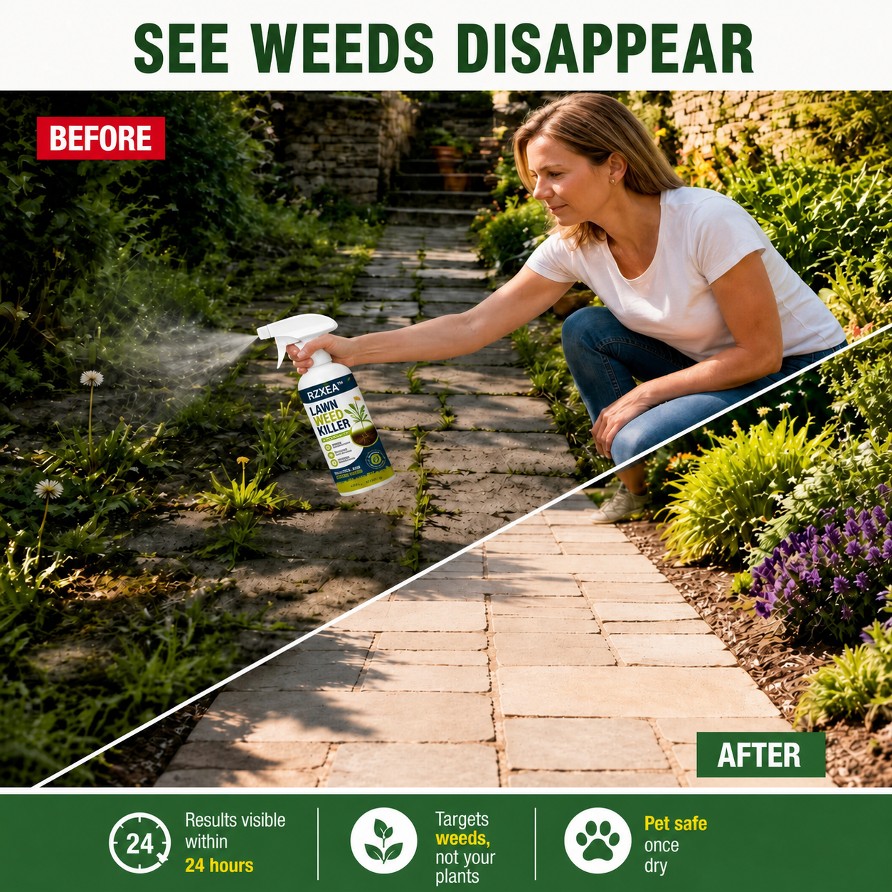 AEXZR®⚡ [Easy and stress-free weeding in the garden] Herbicide for domestic use