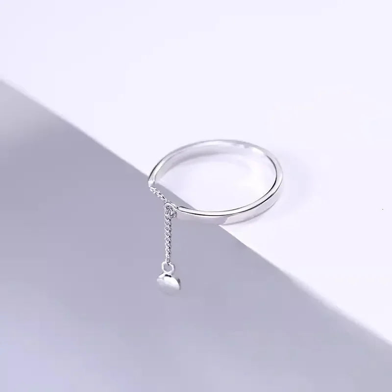 CZTICLE® Adjustable simple fashion chain tassel ring