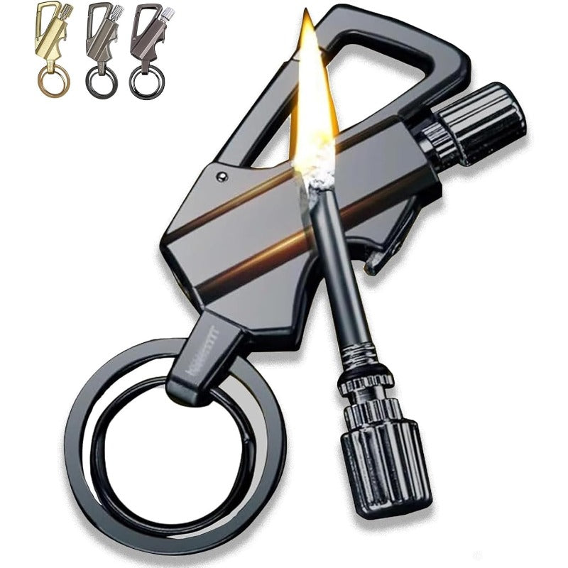 FlareGrip 3-in-1 Kerosene Match Keychain