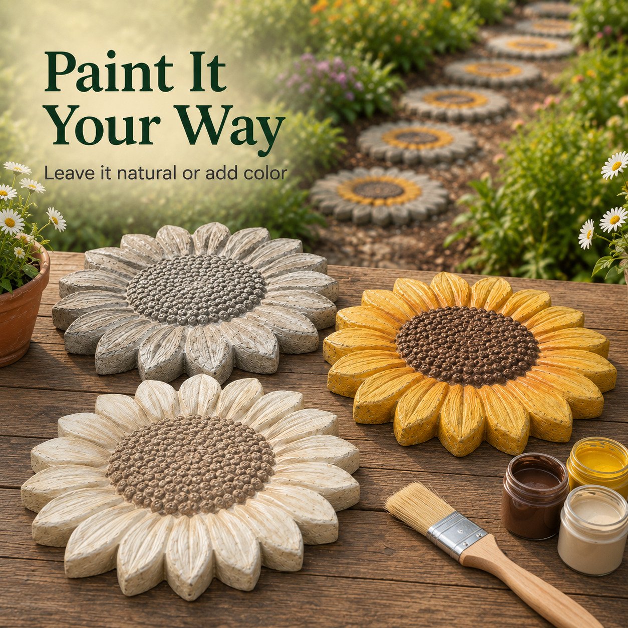 Limited Stock!!! AEXZR® 💥 LAST DAY 49% OFF - 🌻 Reusable Garden Art Mold – Make Your Garden Truly One of a Kind (📦Buy 2 Free Shipping)