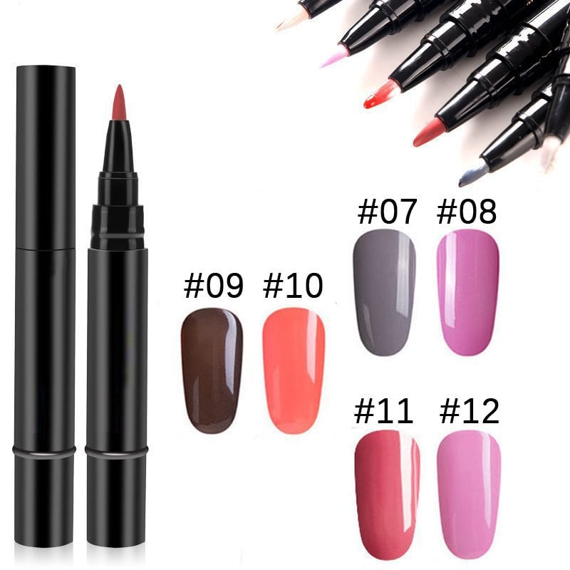 ⚡⚡⚡LAST 44 PCS LEFT!!! 💅 Limited Time Buy 1 Get 1 Free - $ 19.99! ✨One Step Nail Gel Pen🎨Free handheld mini UV nail lamp💡