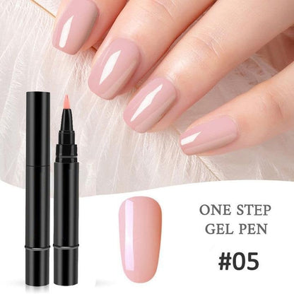 ⚡⚡⚡LAST 44 PCS LEFT!!! 💅 Limited Time Buy 1 Get 1 Free - $ 19.99! ✨One Step Nail Gel Pen🎨Free handheld mini UV nail lamp💡