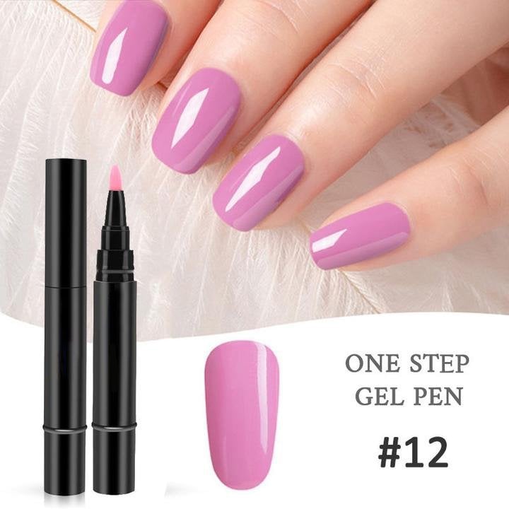 ⚡⚡⚡LAST 44 PCS LEFT!!! 💅 Limited Time Buy 1 Get 1 Free - $ 19.99! ✨One Step Nail Gel Pen🎨Free handheld mini UV nail lamp💡