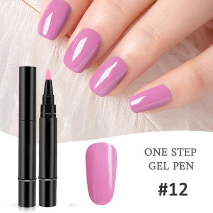 ⚡⚡⚡LAST 44 PCS LEFT!!! 💅 Limited Time Buy 1 Get 1 Free - $ 19.99! ✨One Step Nail Gel Pen🎨Free handheld mini UV nail lamp💡