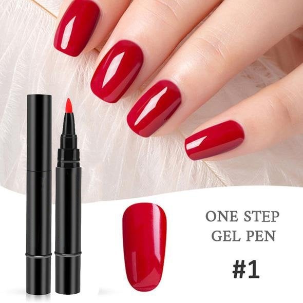 ⚡⚡⚡LAST 44 PCS LEFT!!! 💅 Limited Time Buy 1 Get 1 Free - $ 19.99! ✨One Step Nail Gel Pen🎨Free handheld mini UV nail lamp💡
