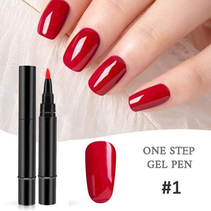 ⚡⚡⚡LAST 44 PCS LEFT!!! 💅 Limited Time Buy 1 Get 1 Free - $ 19.99! ✨One Step Nail Gel Pen🎨Free handheld mini UV nail lamp💡