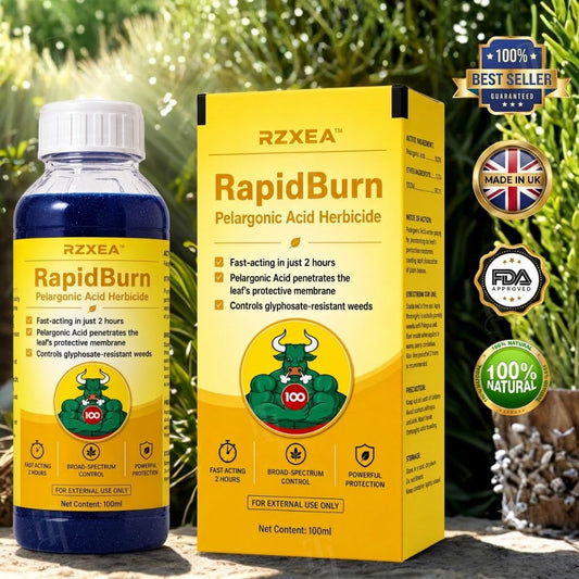 Limited Stock!!!! 🏆 New Upgrade | RZXEA™ RapidBurn Pelargonic Acid Herbicide