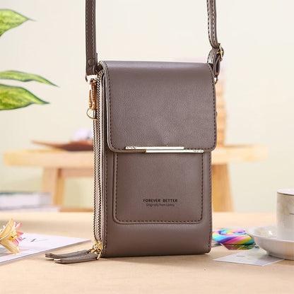 Limited Stock!!! 👜 📱AEXZR® Simple and elegant women's touchscreen crossbody phone wallet