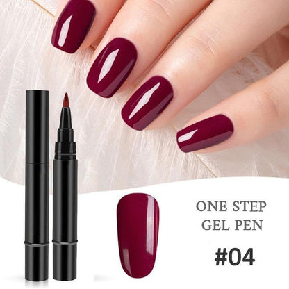 ⚡⚡⚡LAST 44 PCS LEFT!!! 💅 Limited Time Buy 1 Get 1 Free - $ 19.99! ✨One Step Nail Gel Pen🎨Free handheld mini UV nail lamp💡