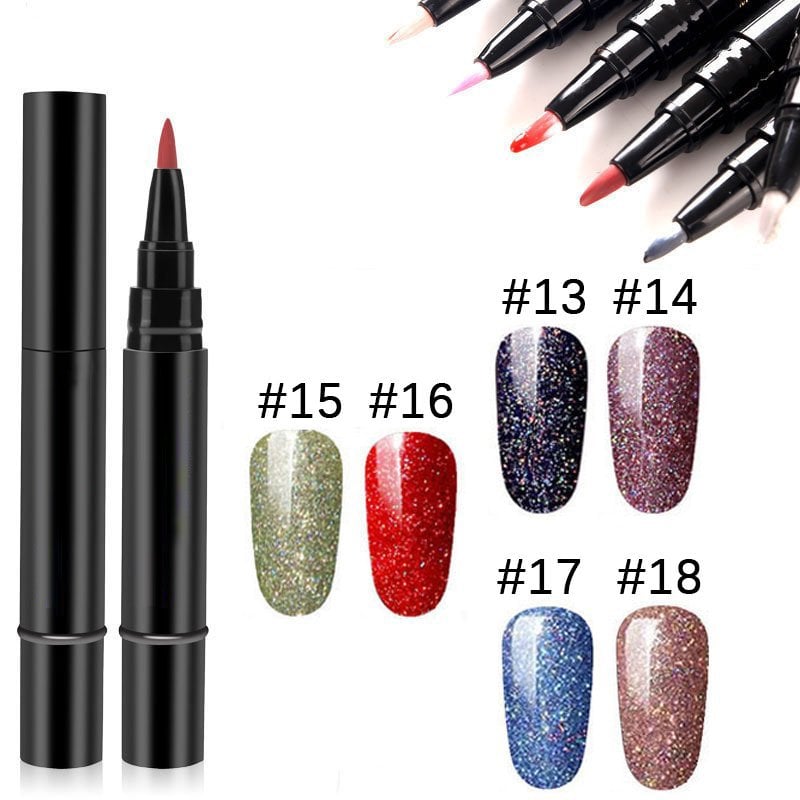 ⚡⚡⚡LAST 44 PCS LEFT!!! 💅 Limited Time Buy 1 Get 1 Free - $ 19.99! ✨One Step Nail Gel Pen🎨Free handheld mini UV nail lamp💡