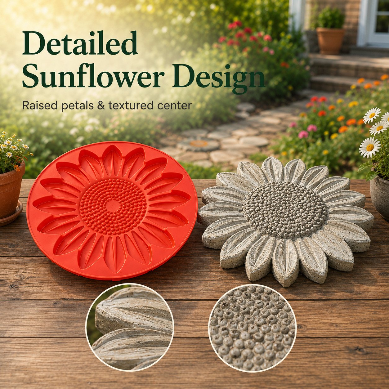 Limited Stock!!! AEXZR® 💥 LAST DAY 49% OFF - 🌻 Reusable Garden Art Mold – Make Your Garden Truly One of a Kind (📦Buy 2 Free Shipping)