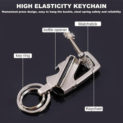 FlareGrip 3-in-1 Kerosene Match Keychain