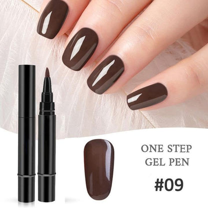 ⚡⚡⚡LAST 44 PCS LEFT!!! 💅 Limited Time Buy 1 Get 1 Free - $ 19.99! ✨One Step Nail Gel Pen🎨Free handheld mini UV nail lamp💡