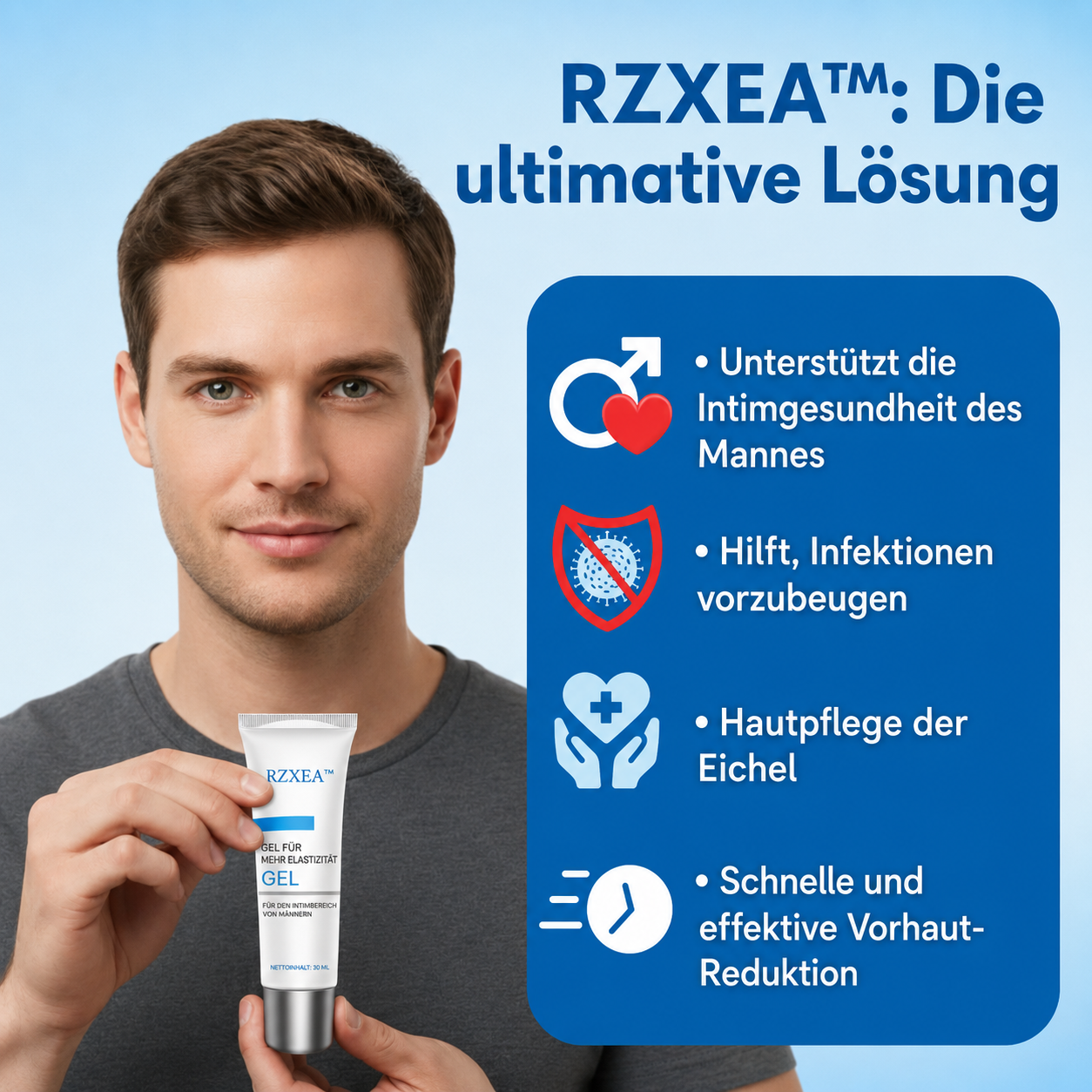 Nur für kurze Zeit! ⚡ RZXEA™ Vorhaut-Elastizitätsgel: Holen Sie sich Ihren Vorsprung zurück, starten Sie Ihre Vitalität neu.