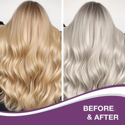 AEXZR® Purple Keratin Hair Mask - Locks Color & Neutralizes Brass & Yellow Tones For Blonde Silver Gray Highlighted Hair
