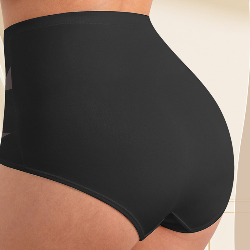 Sfrcord® Plus-Size High-Waist Cross Tummy Control Panties