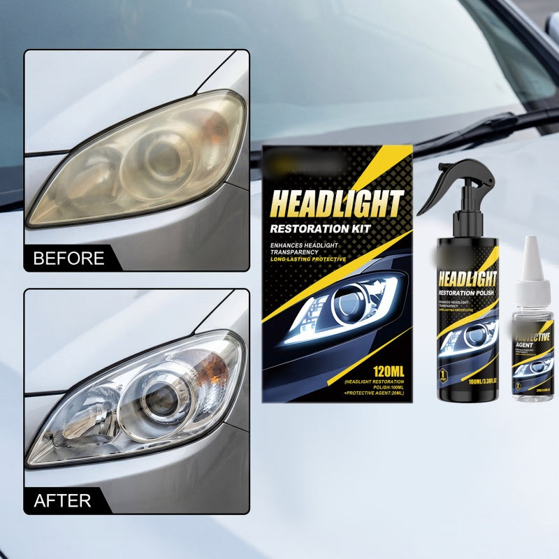 Limited Stock!!! AEXZR® Professional Headlight Polish and Sealant Kit