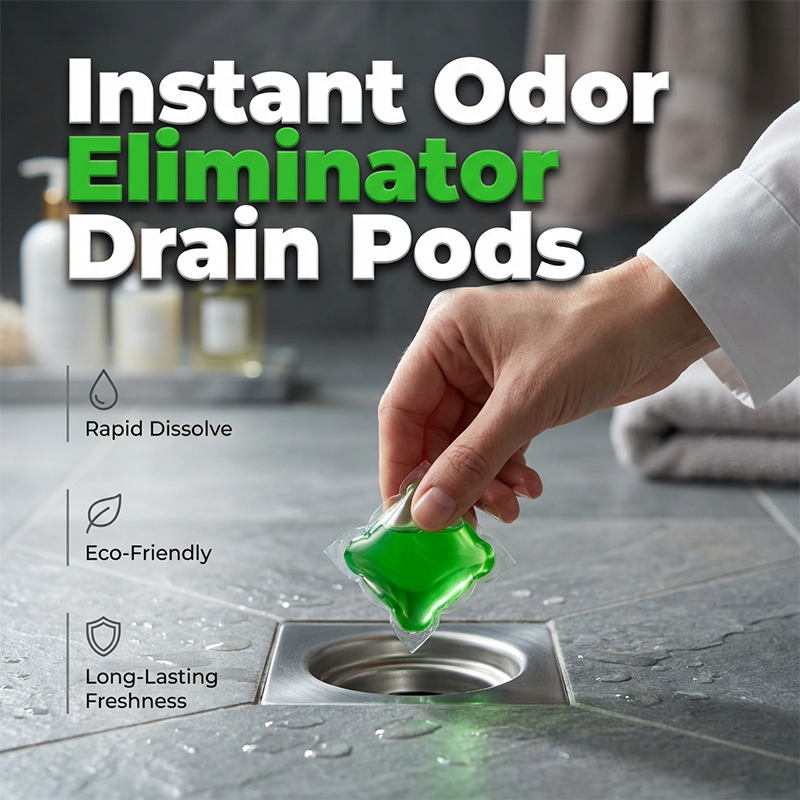 Limited Stock!!! 🥳2026 HOT SALE🥳💞AEXZR® 50K+ SOLD!｜Drain Deodorizer Pods – Bio‑enzyme formula neutralizes smells at the source. Instant fresh scent, no harsh chemicals. Say goodbye to embarrassing odours. 🚰✅